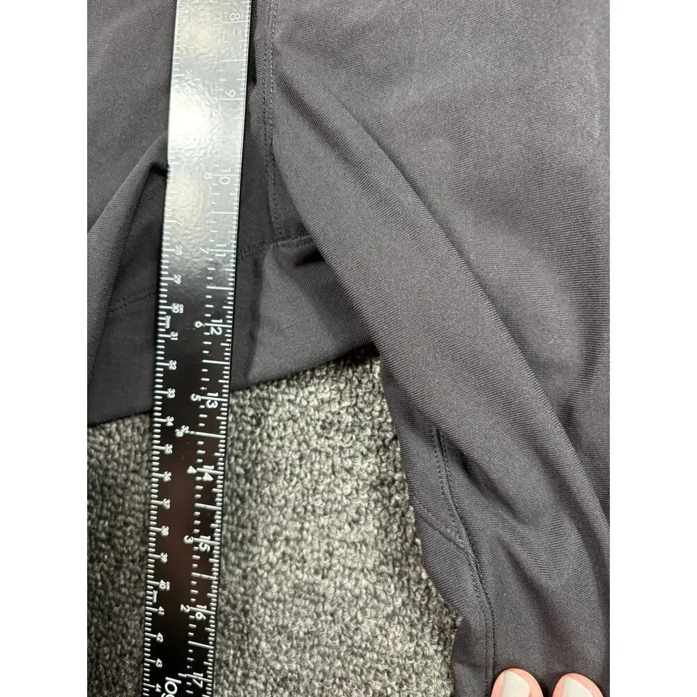 Lululemon Performance Dress Chino Pant Mens 32 Charcoal Gray Stretch Zip Pocket